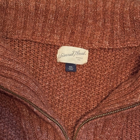 Universal Thread Rust Cowl Neck Sweater - Picture 2 of 4